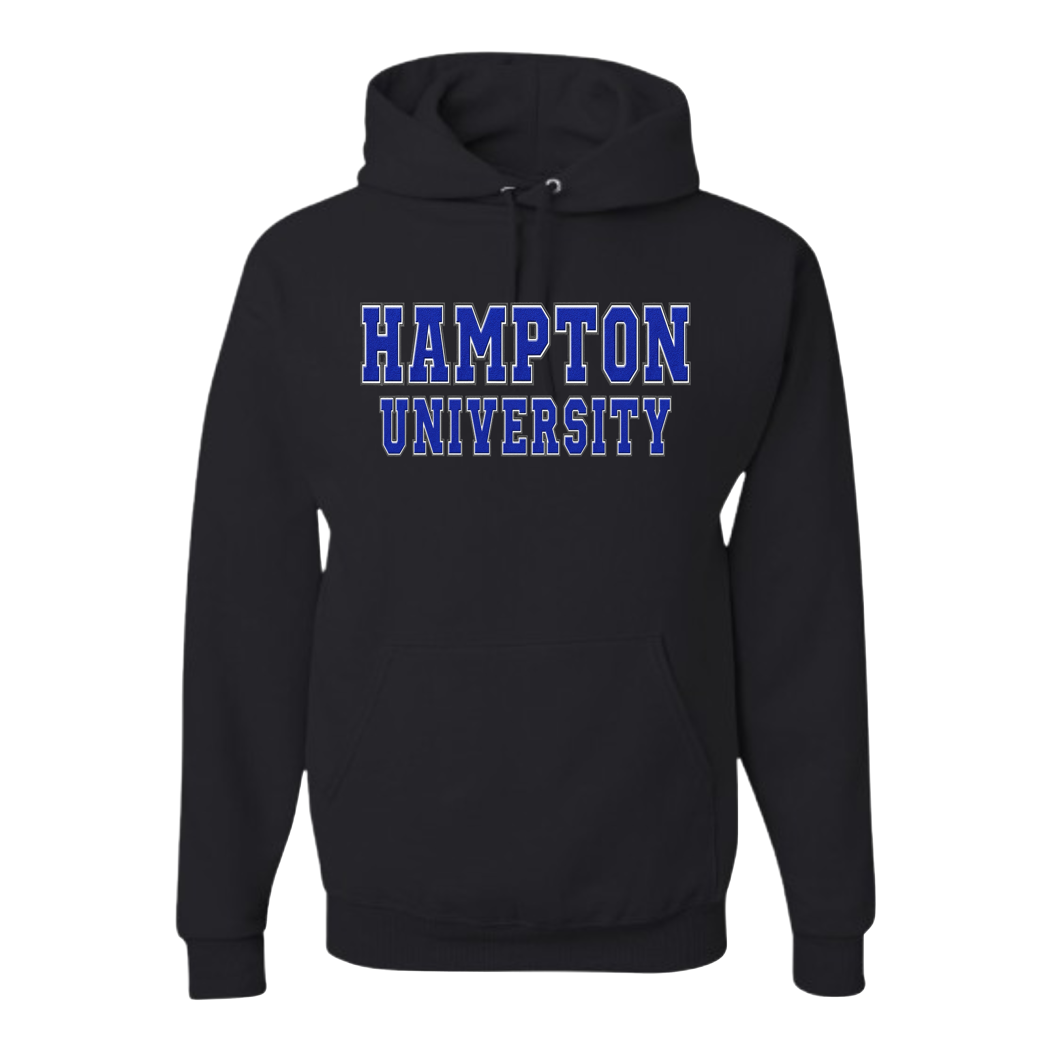 Hampton U Faux Embroidered Tee/Hoodie