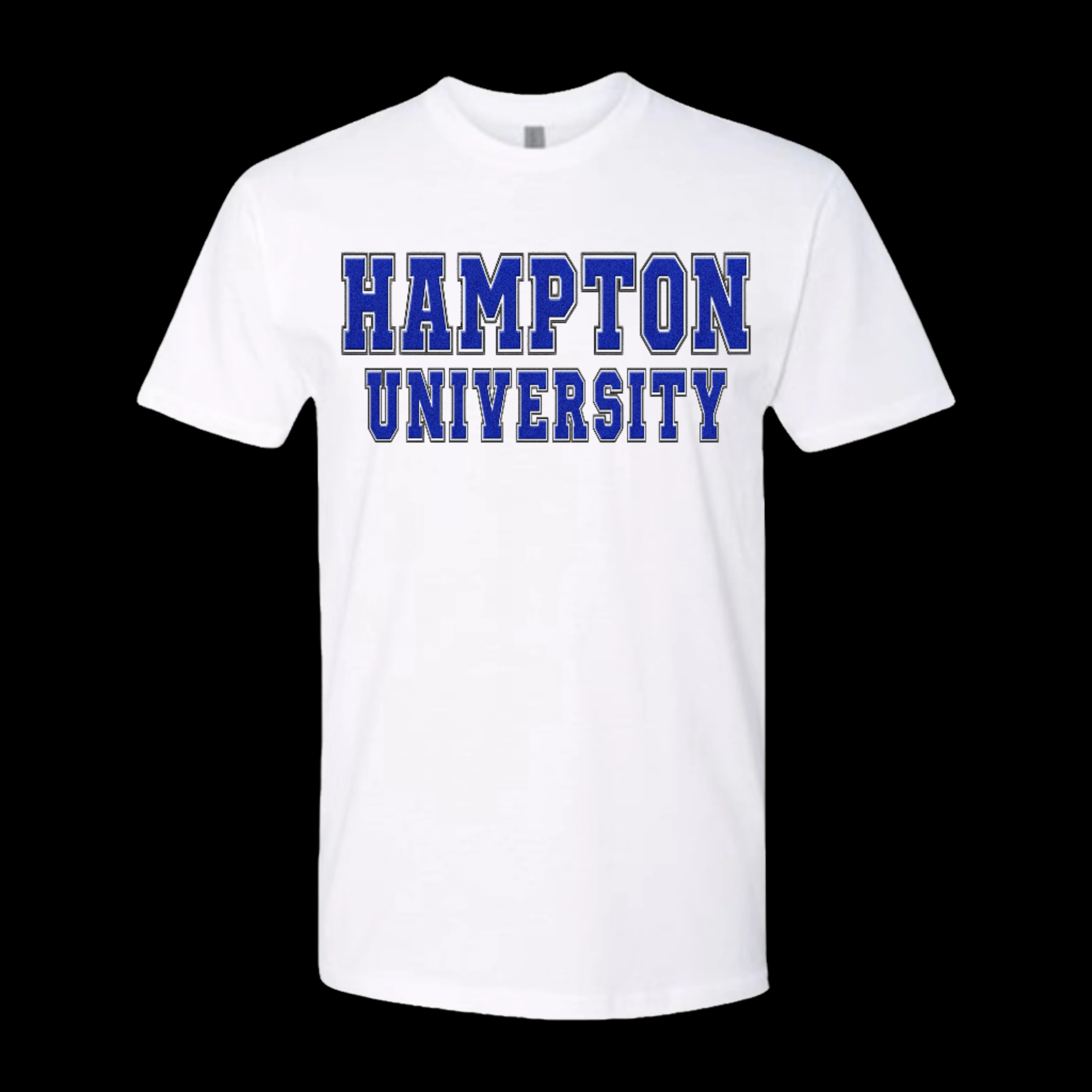 Hampton U Faux Embroidered Tee/Hoodie