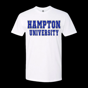 Hampton U Faux Embroidered Tee/Hoodie