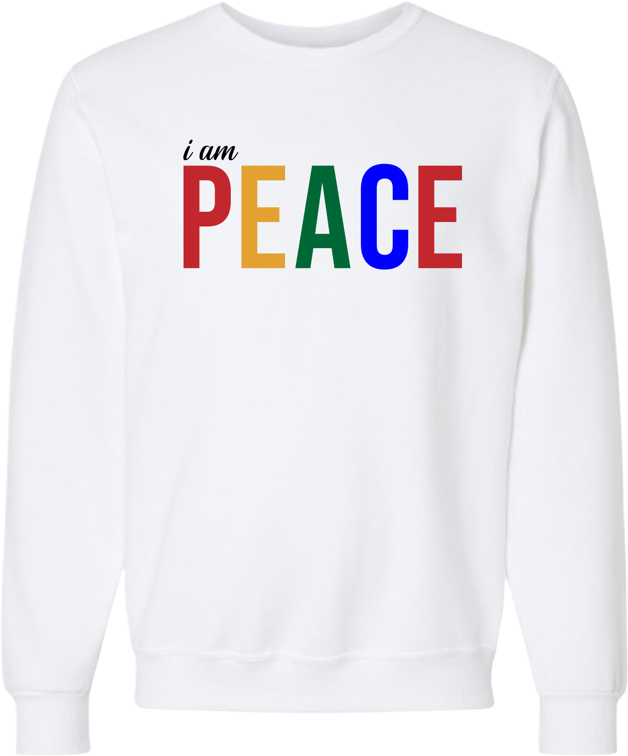 I am Peace in Colors Unisex Hoodie/Sweatshirt