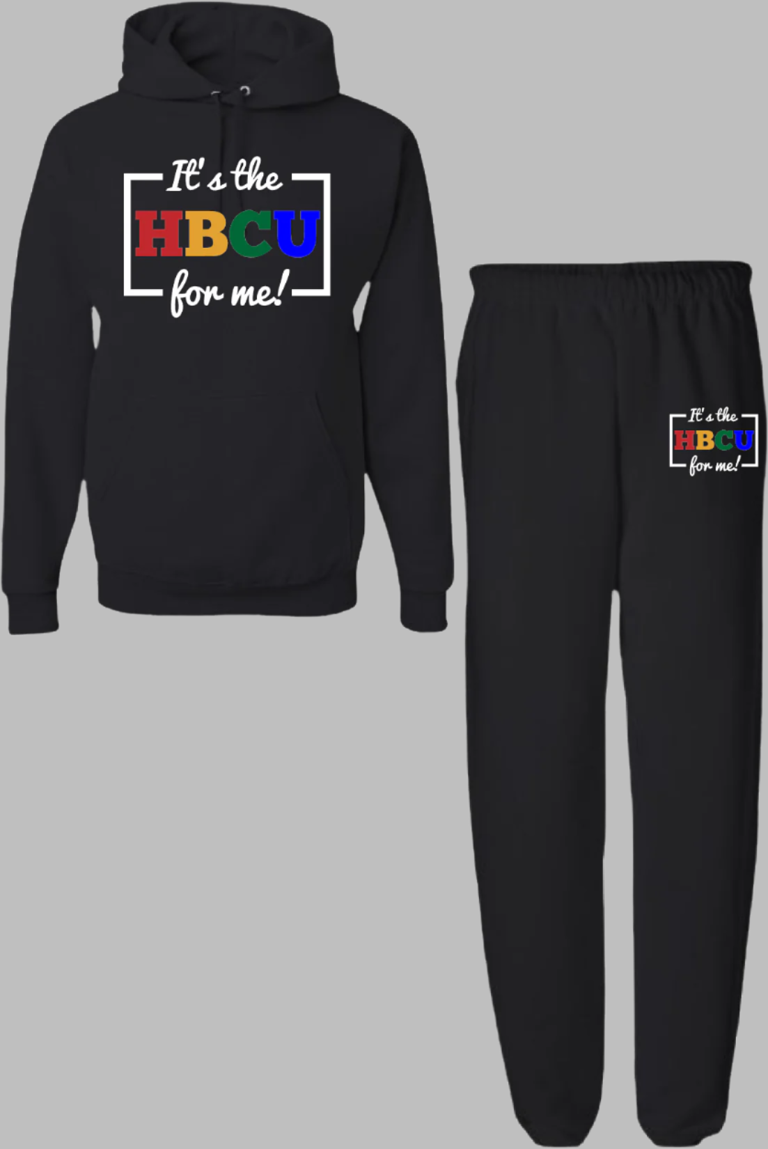 It's the HBCU for Me in Colors Unisex Hoodie Set