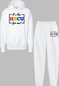 It's the HBCU for Me in Colors Unisex Hoodie Set