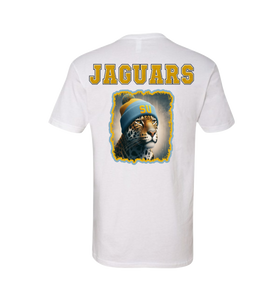 Southern University Jaguars Faux Embroidery Tee (2-sided design)